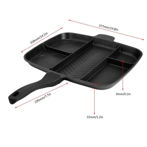 Euro Hauz™ 5 in 1 Frying Pan