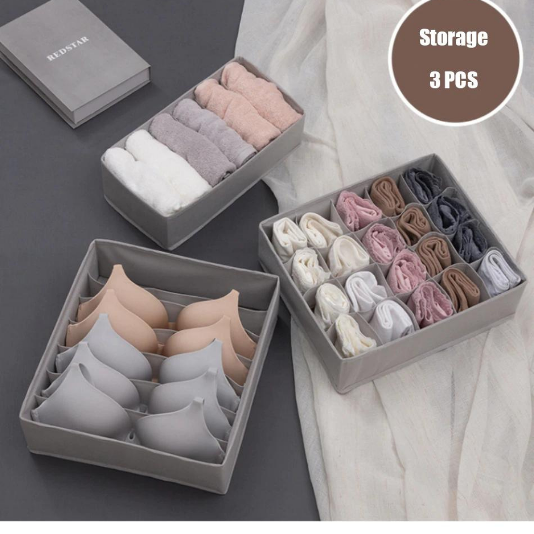 CabiNeat™ 3 piece Drawer Organizer Set