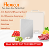 Euro Hauz™ FlexiCut Antibacterial Stainless Steel Chopping Board